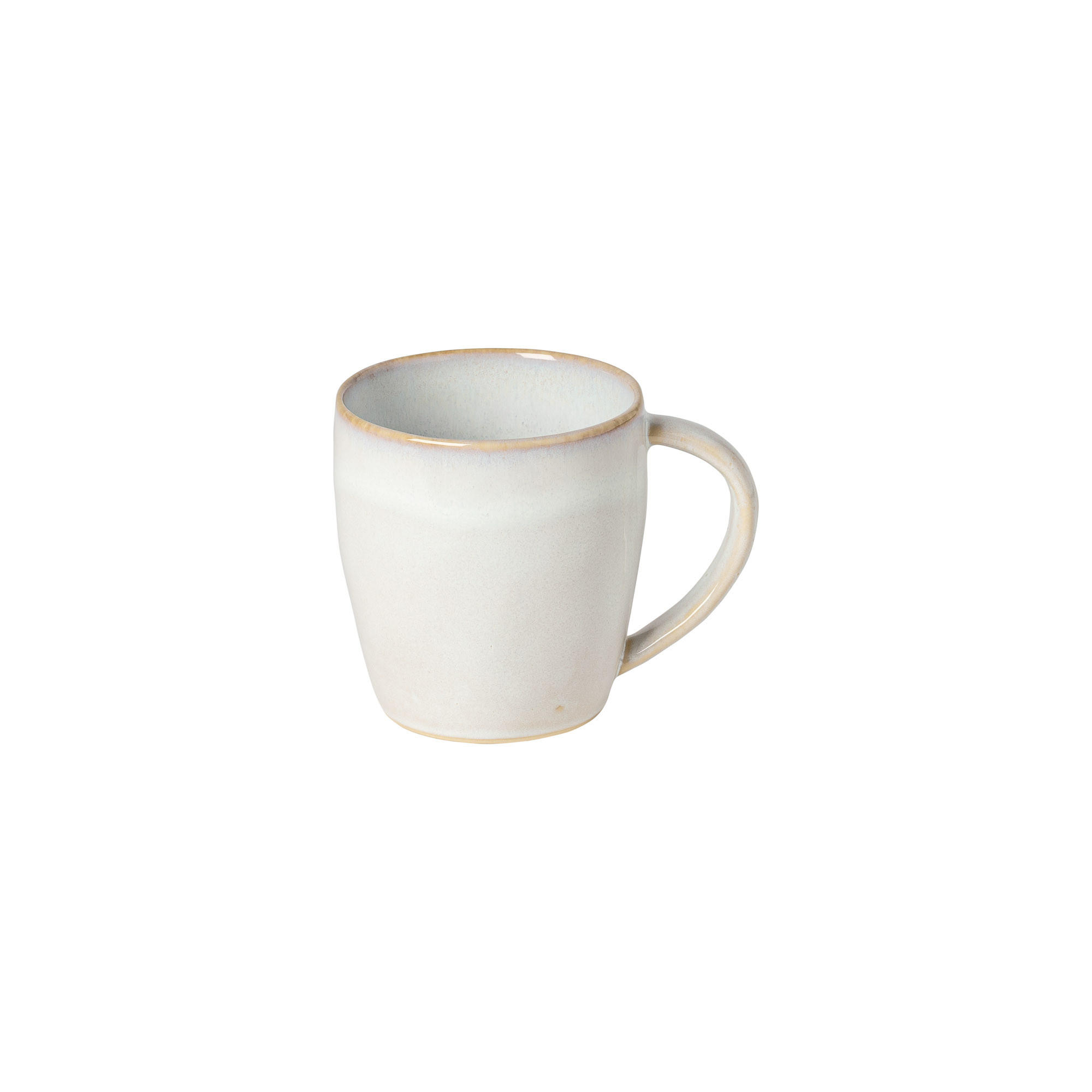 KAFFEEBECHERSET BRISA 6-teilig  - Weiß Hochglanz/Perlmutt, Basics, Keramik (0,44l) - Costa Nova
