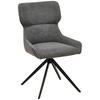 STUHL - Schwarz/Grau, MODERN, Textil/Metall (54/89/62,5cm) - Livetastic