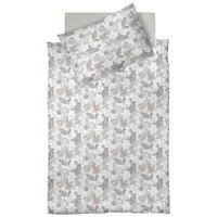 POSTEĽNÁ BIELIZEŇ, satén, hnedá, biela, svetlohnedá, 140/200 cm - hnedá/svetlohnedá, Design, textil (140/200cm) - Fleuresse
