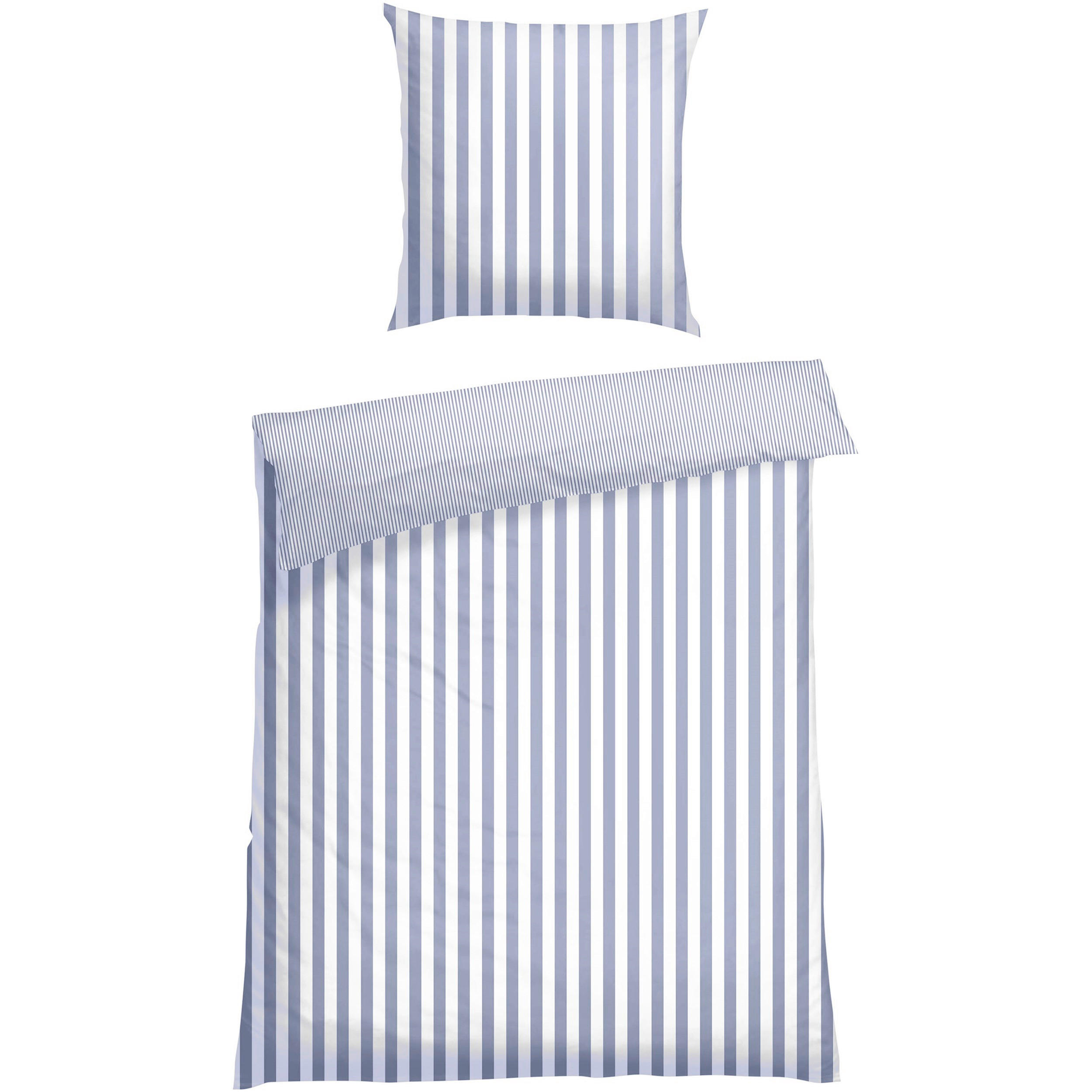 BETTWÄSCHE MARIE Renforcé 155/220 cm  - Hellblau, Basics, Textil (155/220cm)
