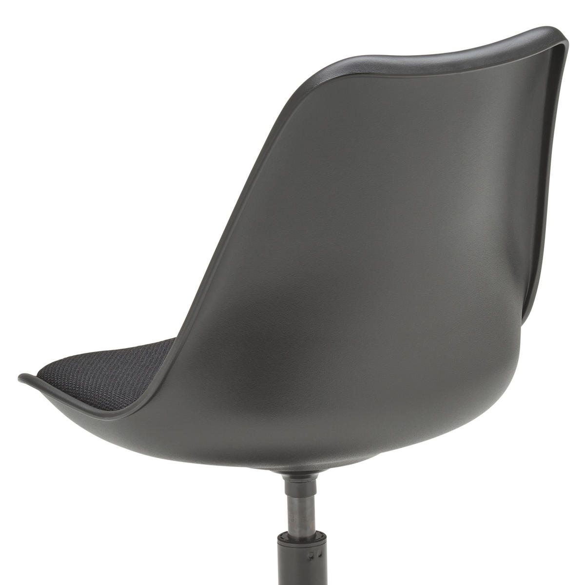 STUHL Webstoff Schwarz  - Schwarz, LIFESTYLE, Kunststoff/Textil (47.5/88/52cm) - MID.YOU