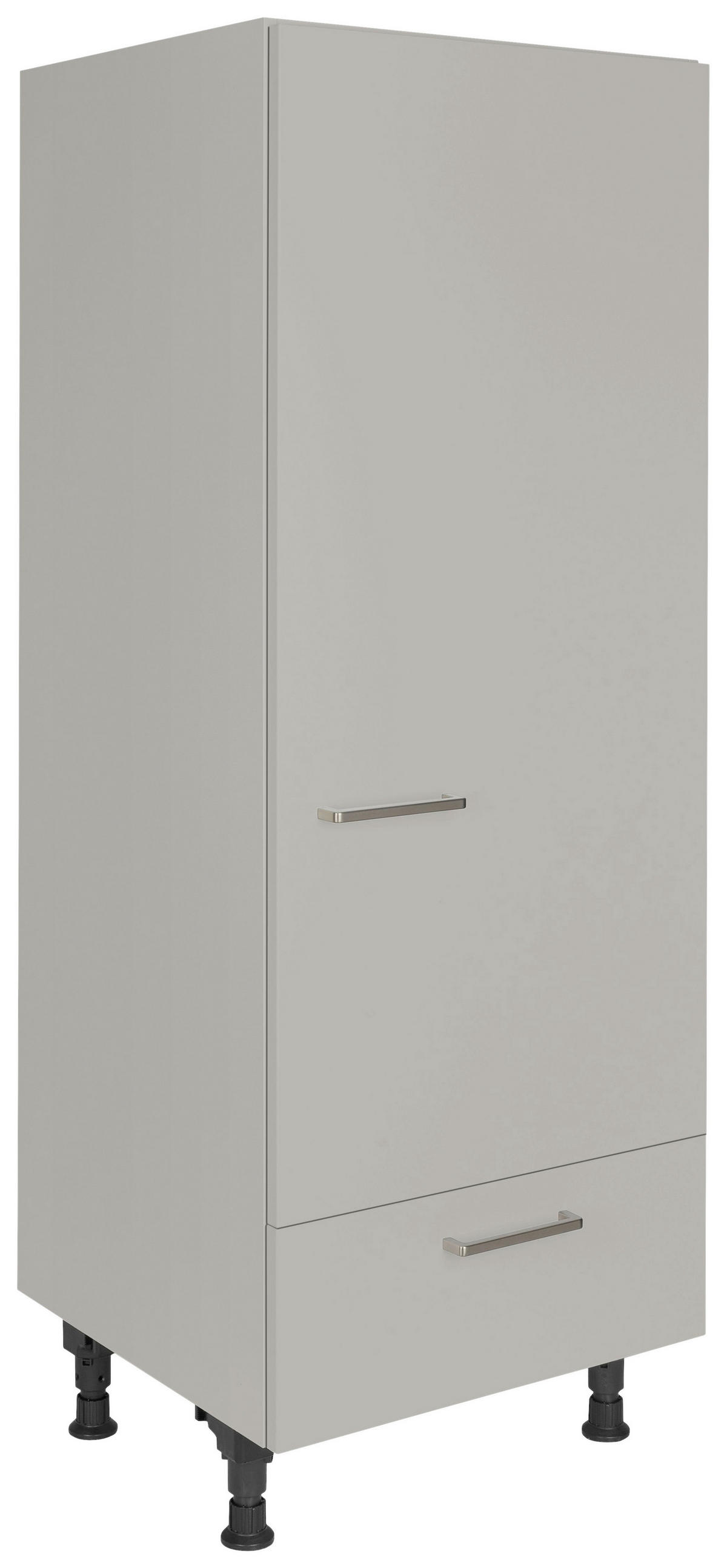 GERÄTEUMBAUSCHRANK 60/168/58 cm  Grau  - Edelstahlfarben/Grau, Modern, Holzwerkstoff/Metall (60/168/58cm) - Nobilia