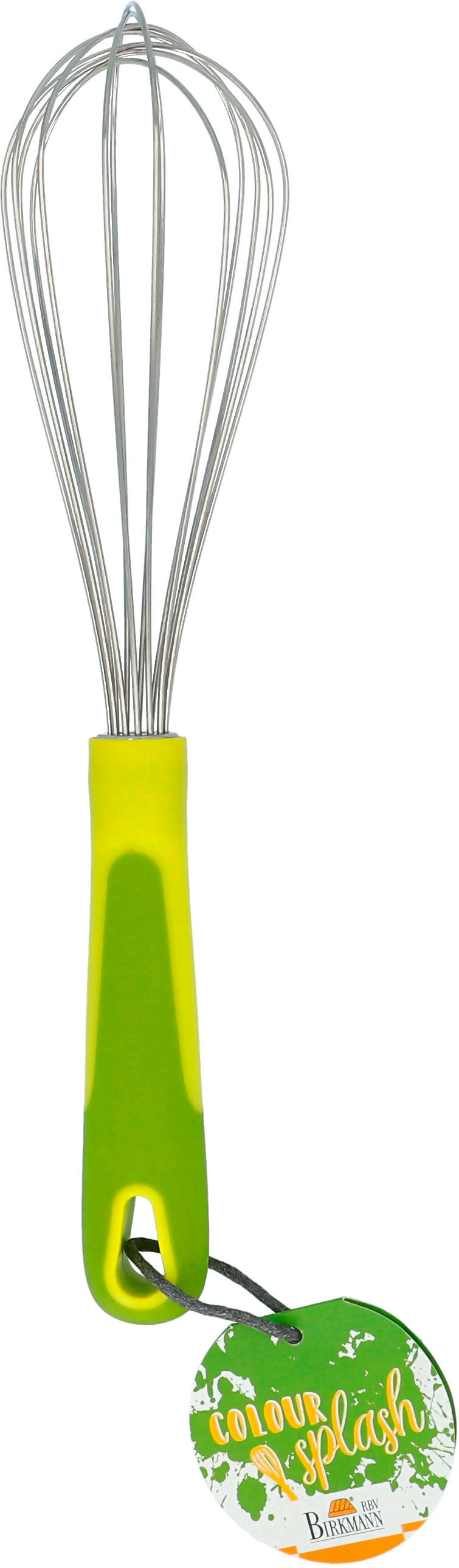 SCHNEEBESEN - Edelstahlfarben/Grün, Basics, Kunststoff/Metall (6,5/27cm) - Birkmann