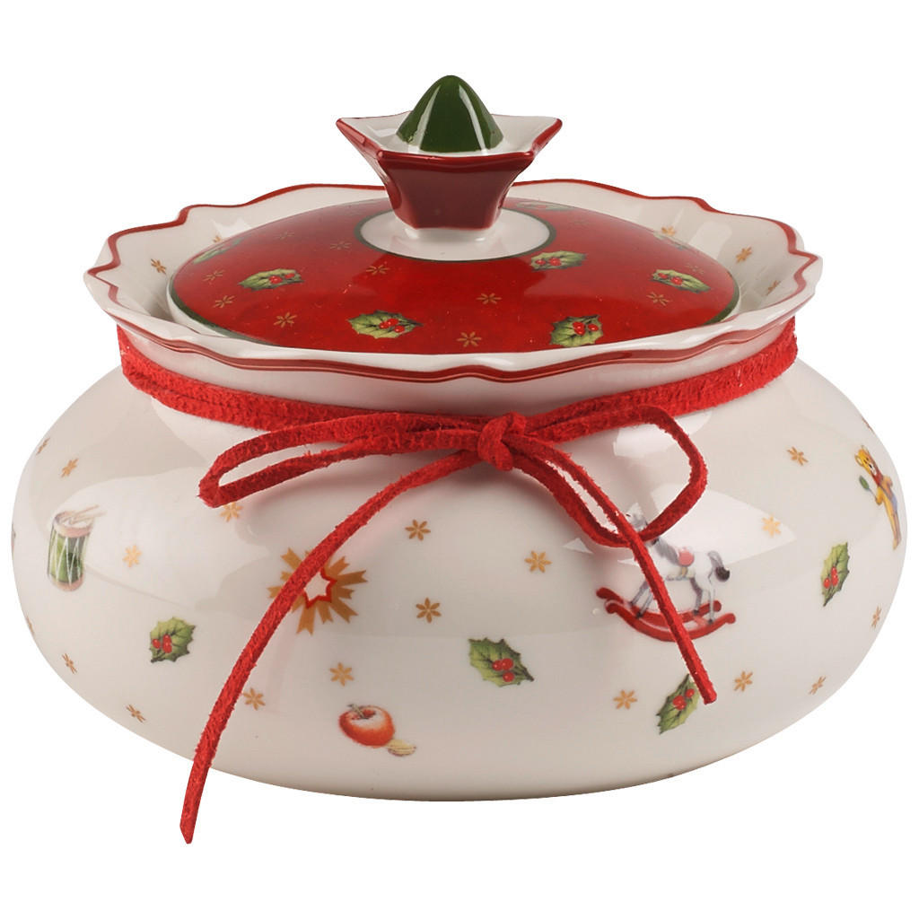 KUTIJA ZA HRANU - zelena/bela, Dizajnerski, keramika (13cm) - Villeroy & Boch