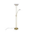 LED-DECKENFLUTER 32,5/180 cm    - Messingfarben/Alabasterfarben, Basics, Glas/Metall (32,5/180cm) - Novel