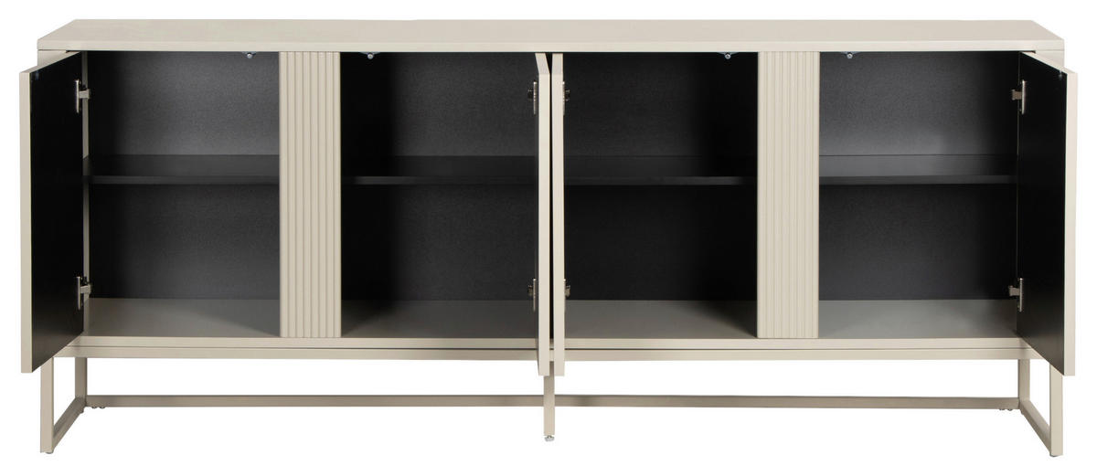 SIDEBOARD  180/75/40 cm  - Kaschmir, Trend, Holzwerkstoff/Metall (180/75/40cm) - Milino