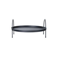 SERVIERTABLETT 30/15 cm    - Schwarz, Basics, Metall (30/15cm) - Ambia Home