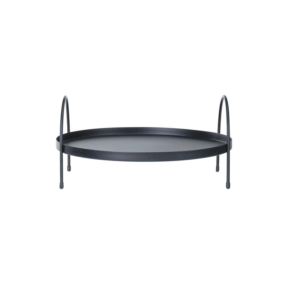 SERVIERTABLETT 30/15 cm    - Schwarz, Basics, Metall (30/15cm) - Ambia Home