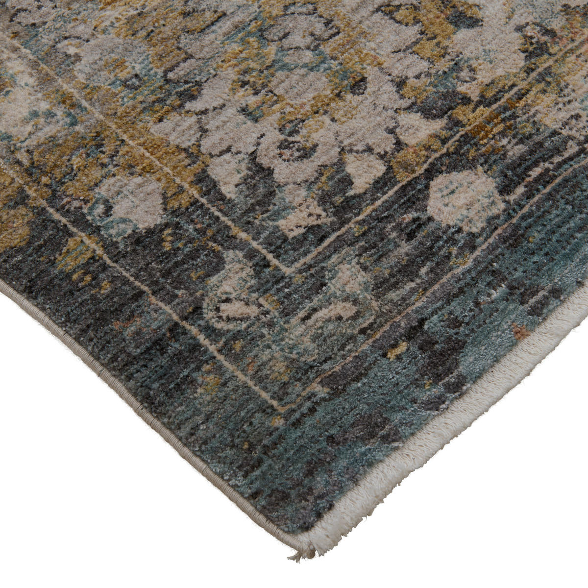 VINTAGE-TEPPICH 200/290 cm Paulien  - Blau/Grau, Lifestyle, Kunststoff/Textil (200/290cm) - Dieter Knoll