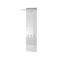 GARDEROBNI PANEL  bijela   drvni materijal  - bijela, Basics, drvni materijal (39/151/29cm) - Xora