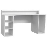 COMPUTERTISCH Weiß  - Weiß, MODERN, Holzwerkstoff/Kunststoff (160/72/91cm) - MID.YOU