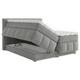 BOXSPRINGBETT 160/200 cm  in Grau  - Schwarz/Grau, KONVENTIONELL, Kunststoff/Textil (160/200cm) - Carryhome