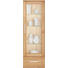 VITRINE in vollmassiv Kernbuche Buchefarben - Buchefarben/Alufarben, Natur, Glas/Holz (50/160/41cm) - Linea Natura VITRINE in vollmassiv Kernbuche Buchefarben - Buchefarben/Alufarben, Natur, Glas/Holz (50/160/41cm) - Linea Natura