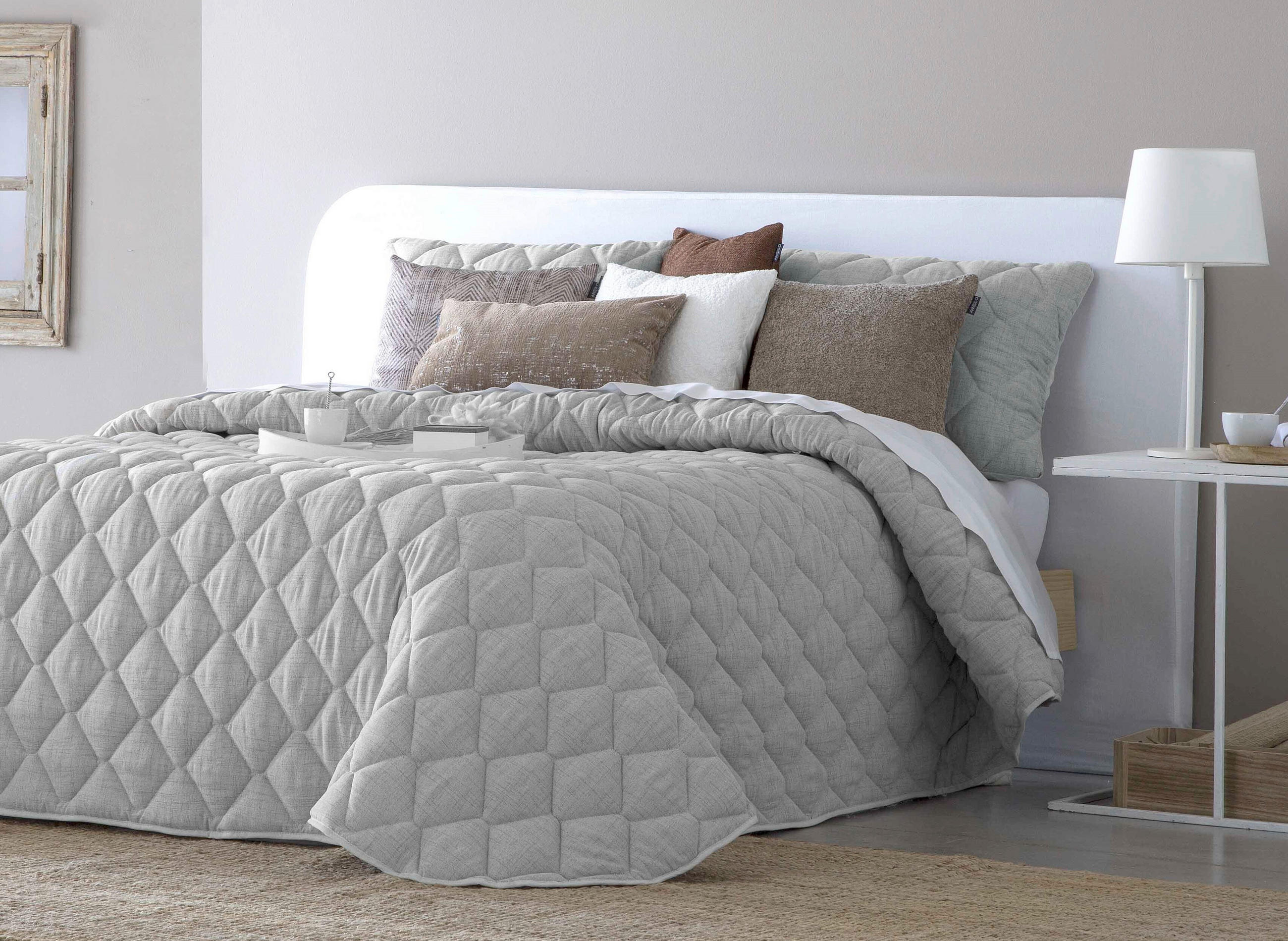 PREKRIVAČ 235/270 cm   - svijetlo siva, Basics, tekstil (235/270cm)