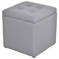 SITZBOX Uni  - Grau, Design, Kunststoff (41/41/40cm) - MID.YOU