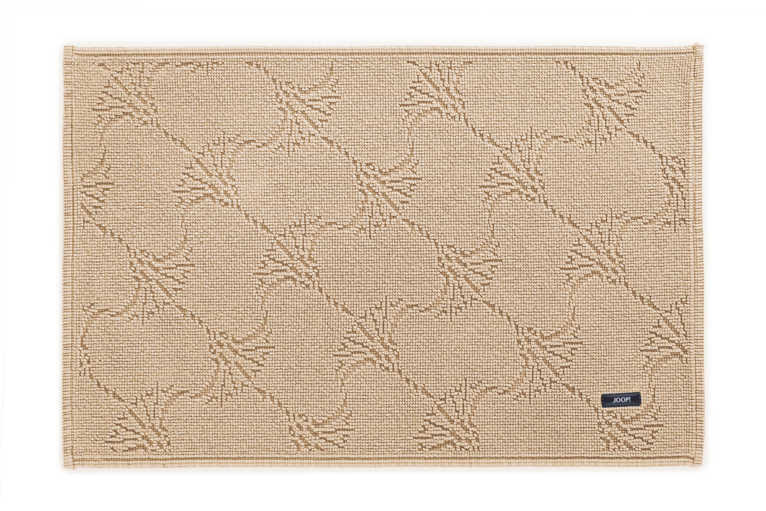 PROSTIRKA ZA KUPATILO NEW CORNFLOWER  boja peska, bež 70/120 cm  - bež/boja peska, Dizajnerski, tekstil (70/120cm) - Joop!