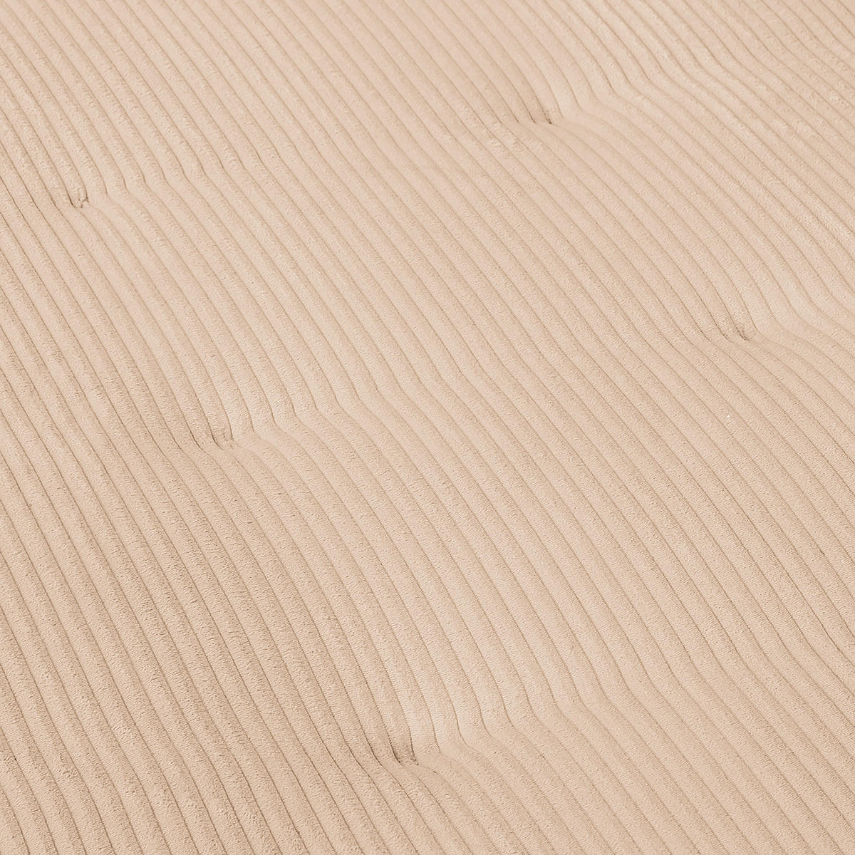 ECKSOFA Ariella in Cord Creme  231/161 cm  - Creme/Naturfarben, Design, Holz/Textil (231/161cm) - Livetastic