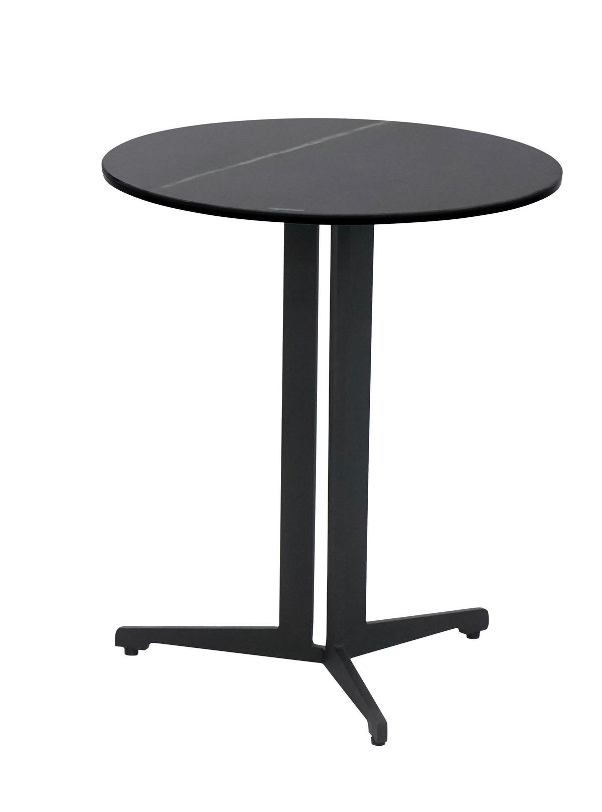 BEISTELLTISCH in Metall, Glas, Keramik 40/40/45 cm  - Schwarz, Design, Glas/Keramik (40/40/45cm) - Novel