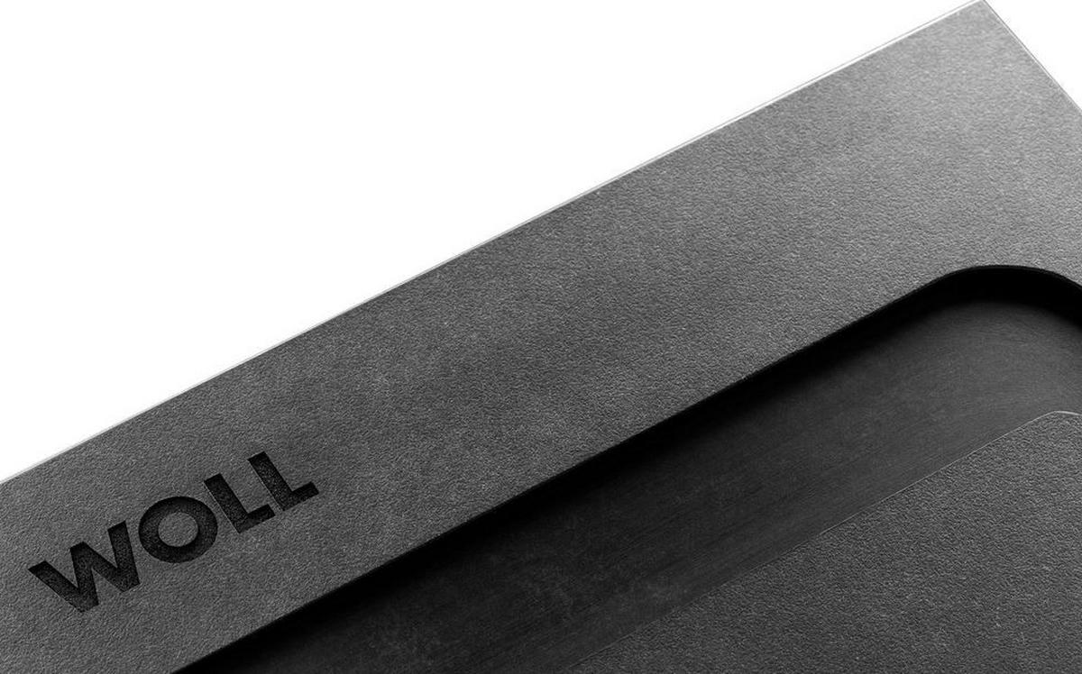 SCHNEIDEBRETT Cut & Serve  - Dunkelgrau/Anthrazit, Basics (35/25/0,7cm) - WOLL