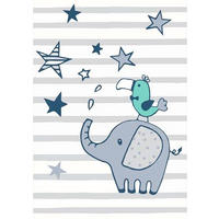 DETSKÝ KOBEREC, 120/170 cm, viacfarebná - viacfarebná, Design, textil (120/170cm)