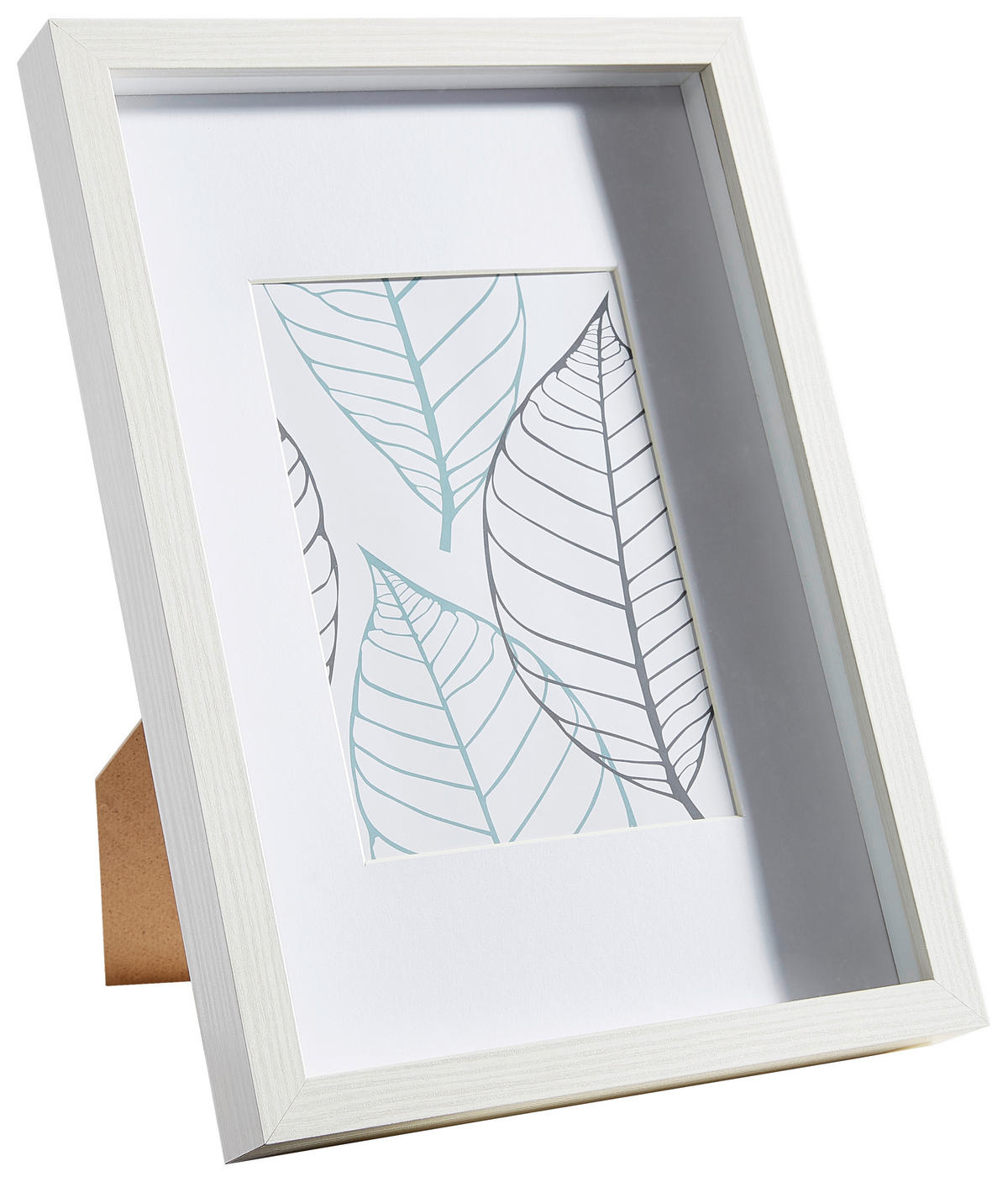 FÉNYKÉPKERET 23/32/3 cm  - fehér, Basics, Üveg/fa (23/32/3cm)