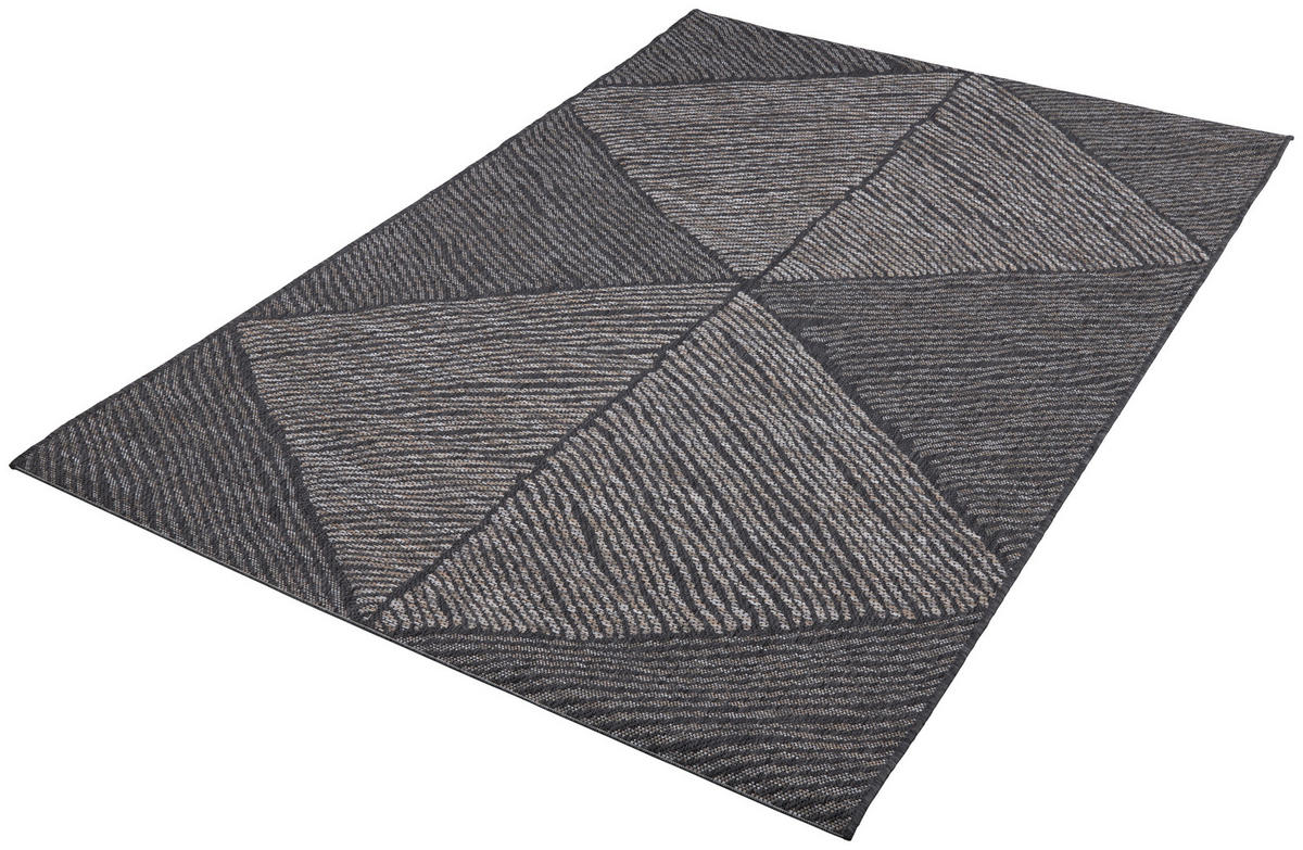 OUTDOORTEPPICH 200/290 cm Ingrid Anthrazit  - Anthrazit, Design, Textil (200/290cm) - Novel