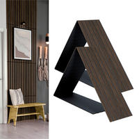 AKUSTIKPANEEL Echtholz Eiche dunkel Compact 2 Stück  - Eichefarben/Dunkelbraun, Basics, Holz/Holzwerkstoff (30.5/244/1.03cm) - Novel