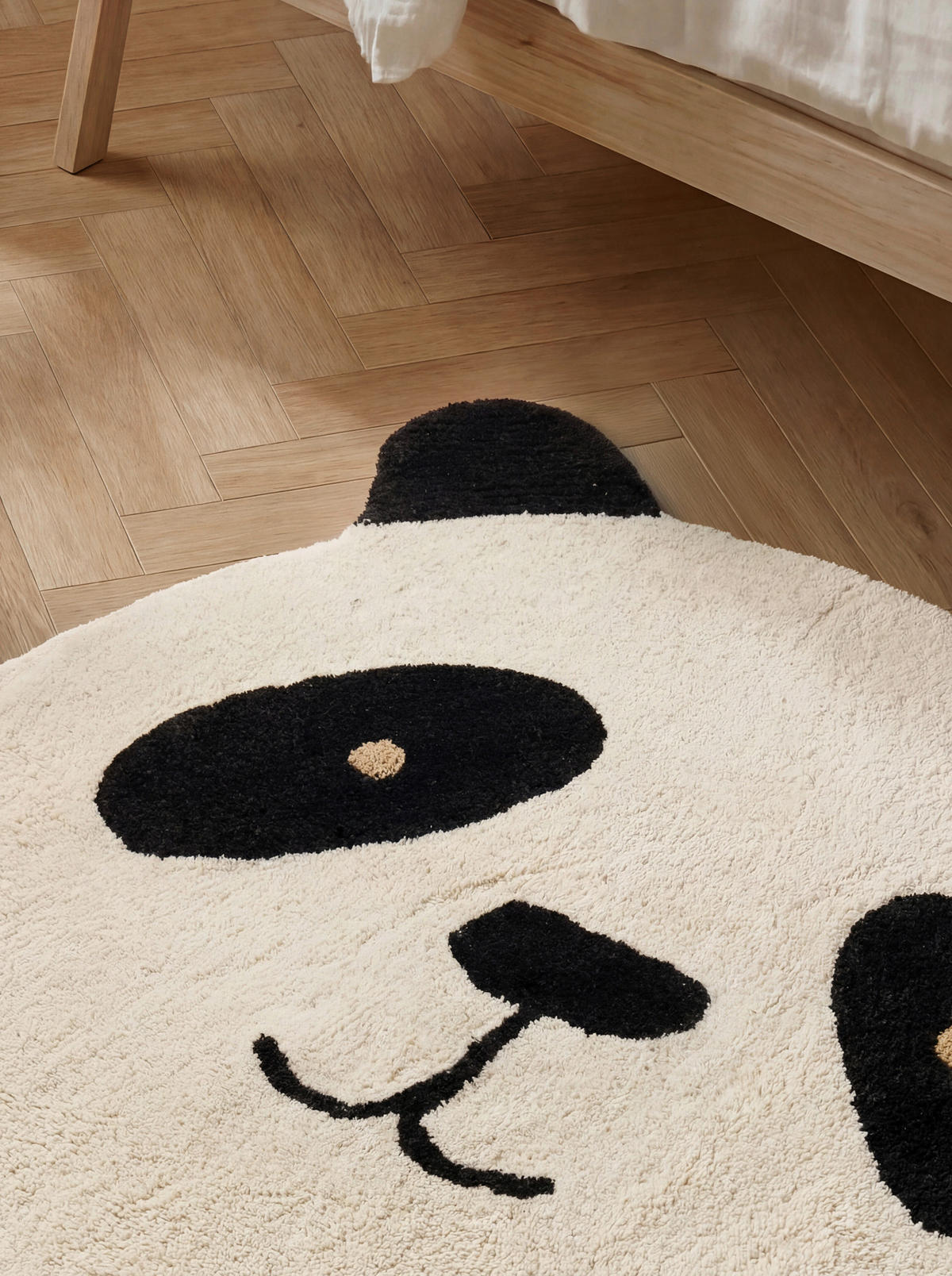 KINDERTEPPICH 103/120 cm Snuggle Patsy  - Creme/Schwarz, Basics, Kunststoff/Textil (103/120cm) - Hanse Home