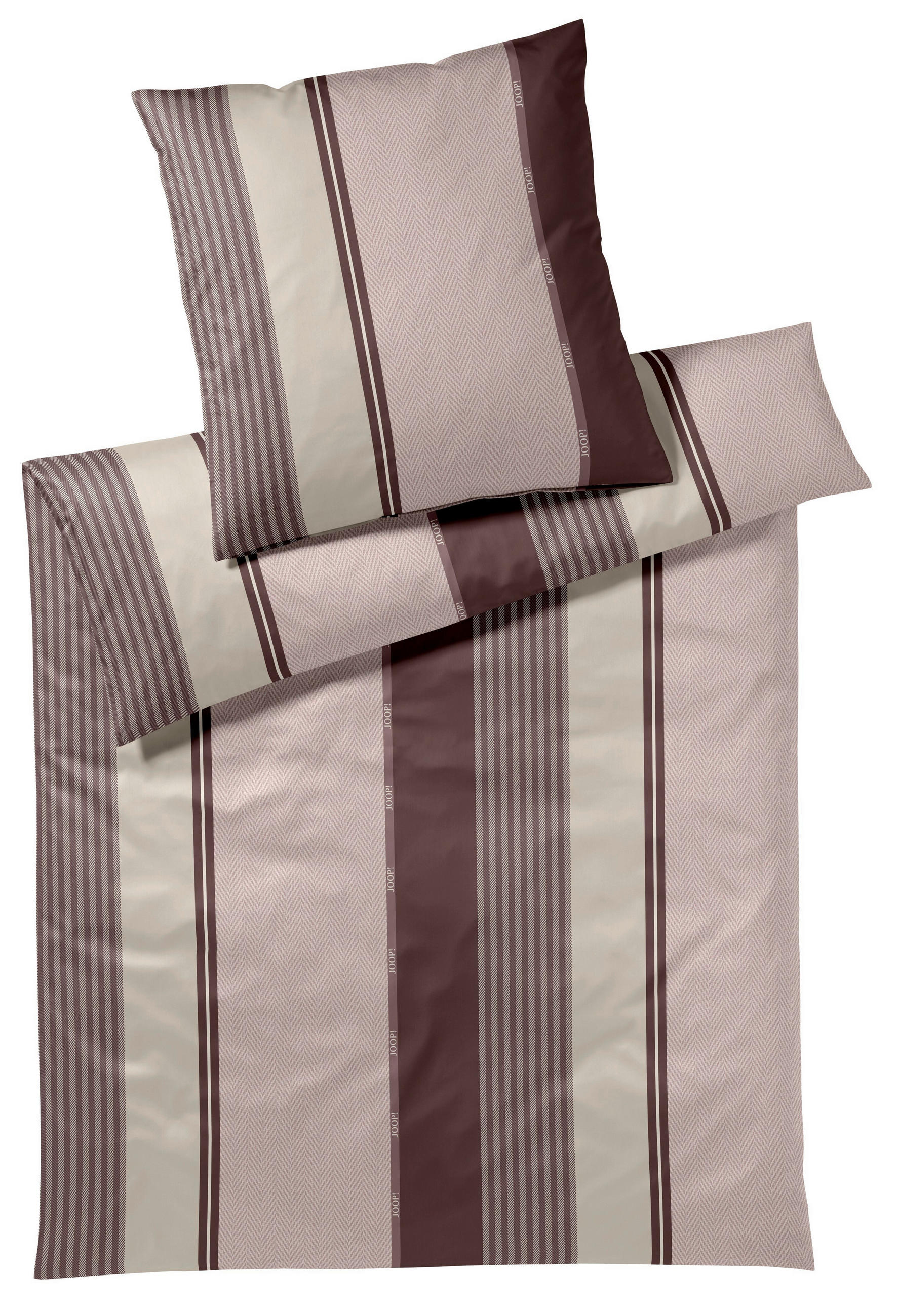 WENDEBETTWÄSCHE 2-teilig Makosatin 135/200 cm  - Rot, Design, Textil (135/200cm) - Joop!