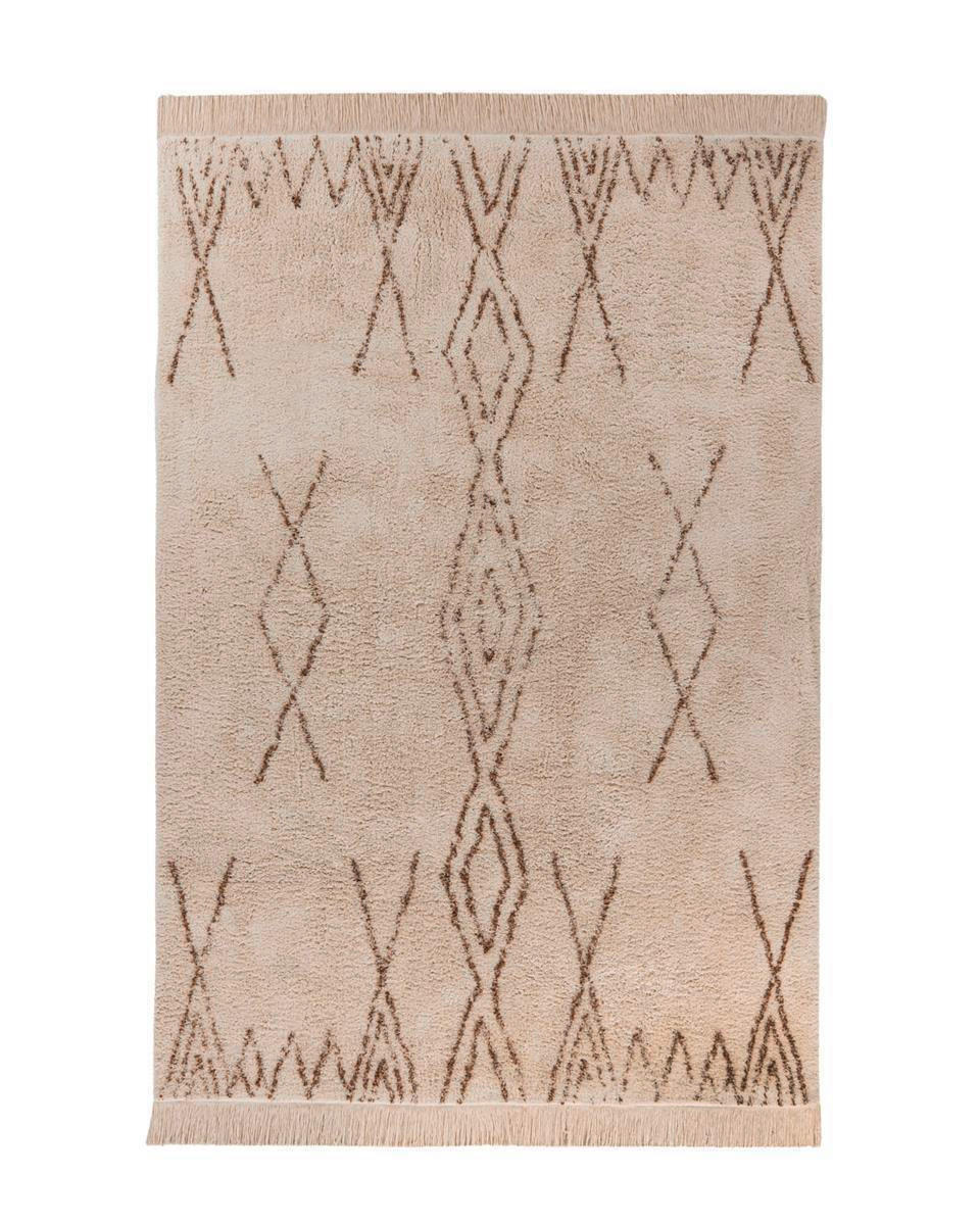 FLACHWEBETEPPICH 120/170 cm Alena Braun, Creme  - Creme/Braun, Basics, Textil (120/170cm) - Novel