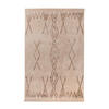 FLACHWEBETEPPICH 120/170 cm Alena Braun, Creme  - Creme/Braun, Basics, Textil (120/170cm) - Novel