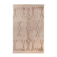 FLACHWEBETEPPICH 160/230 cm Alena Braun, Creme  - Creme/Braun, Basics, Textil (160/230cm) - Novel