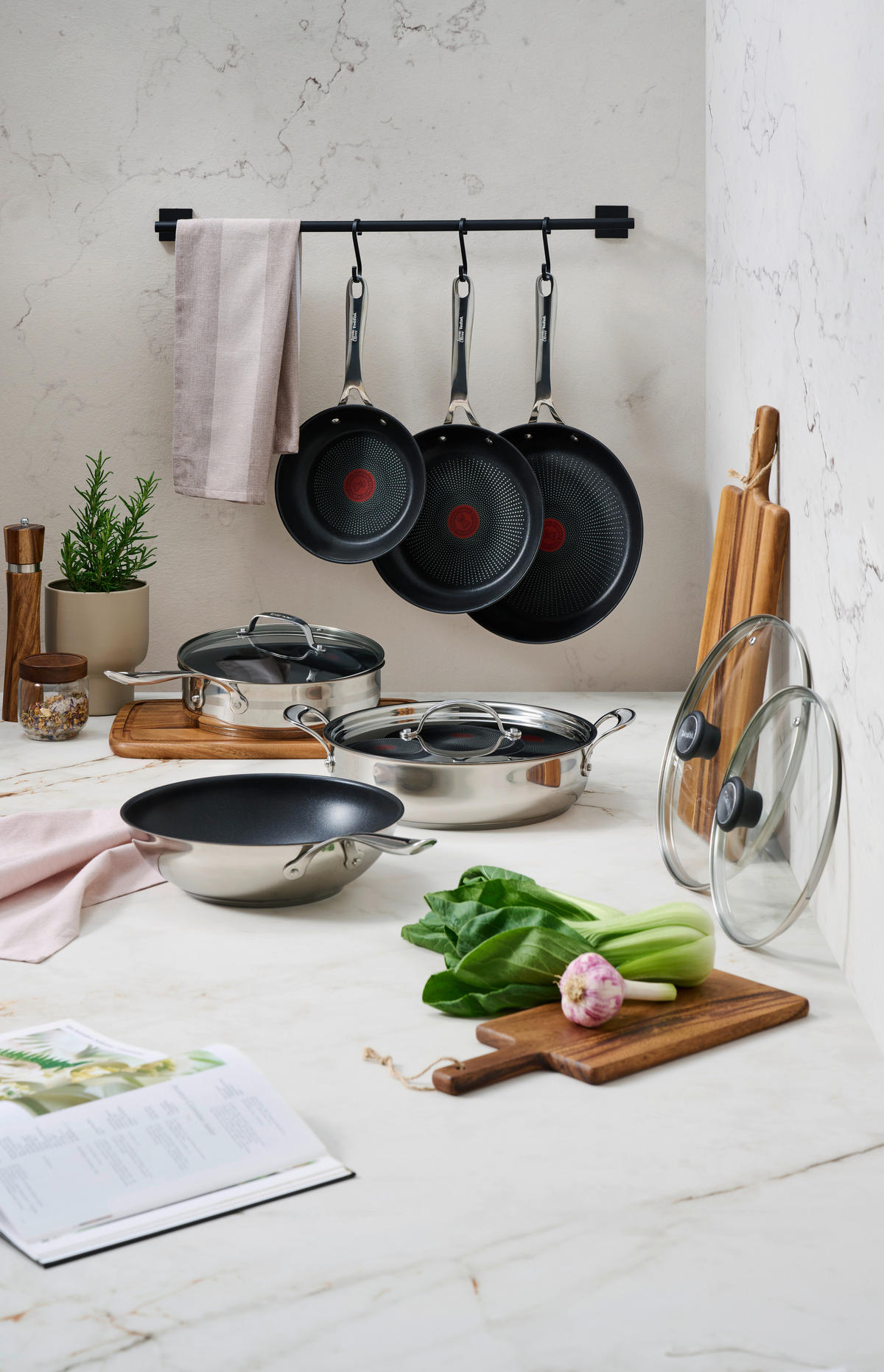 TOPFDECKEL  28 cm  - KONVENTIONELL, Glas/Metall (28cm) - Tefal