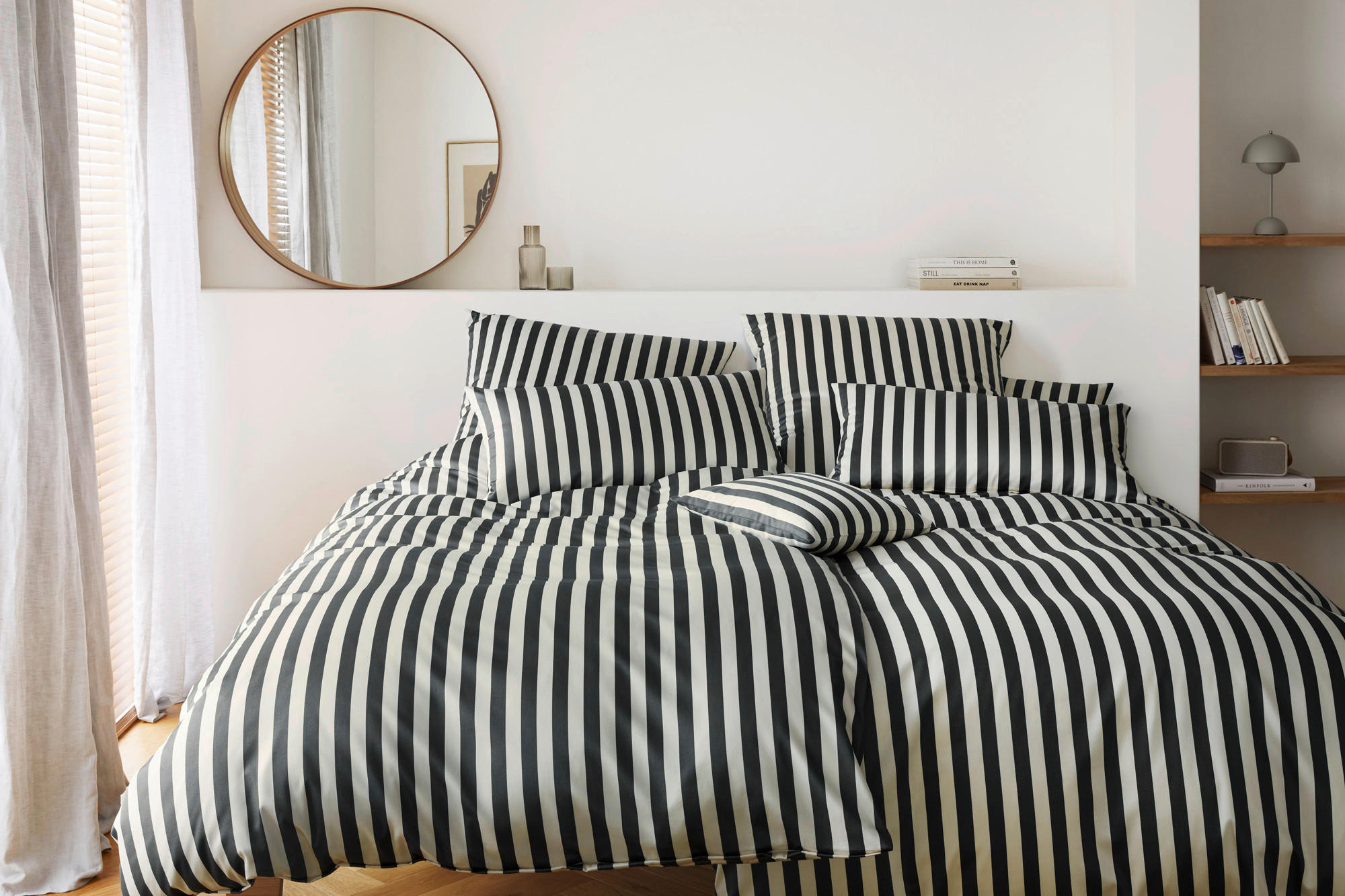 POSTELJNINA 140/200 cm mako saten antracit  - antracit, Konvencionalno, tekstil (140/200cm) - Elegante