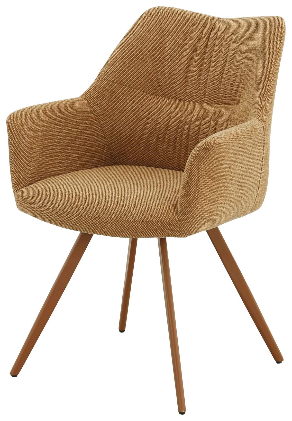 NASLANJAČ, kovina, tekstil oranžna  - oranžna, Design, kovina/tekstil (58/86/62,5cm) - Carryhome