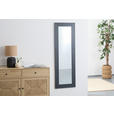 WANDSPIEGEL 50/150/1,6 cm    in rechteckig  - Silberfarben/Schwarz, LIFESTYLE, Glas/Holzwerkstoff (50/150/1,6cm) - Carryhome
