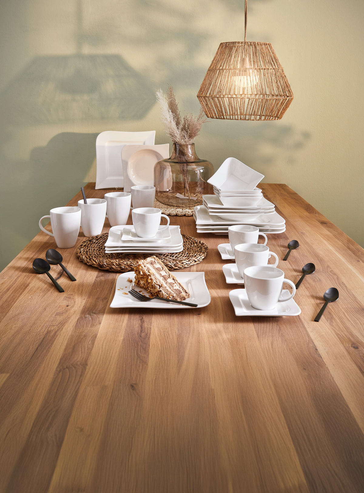 KOMBISERVICE Melodie 28-teilig  - Weiß, Basics, Keramik - Ritzenhoff Breker