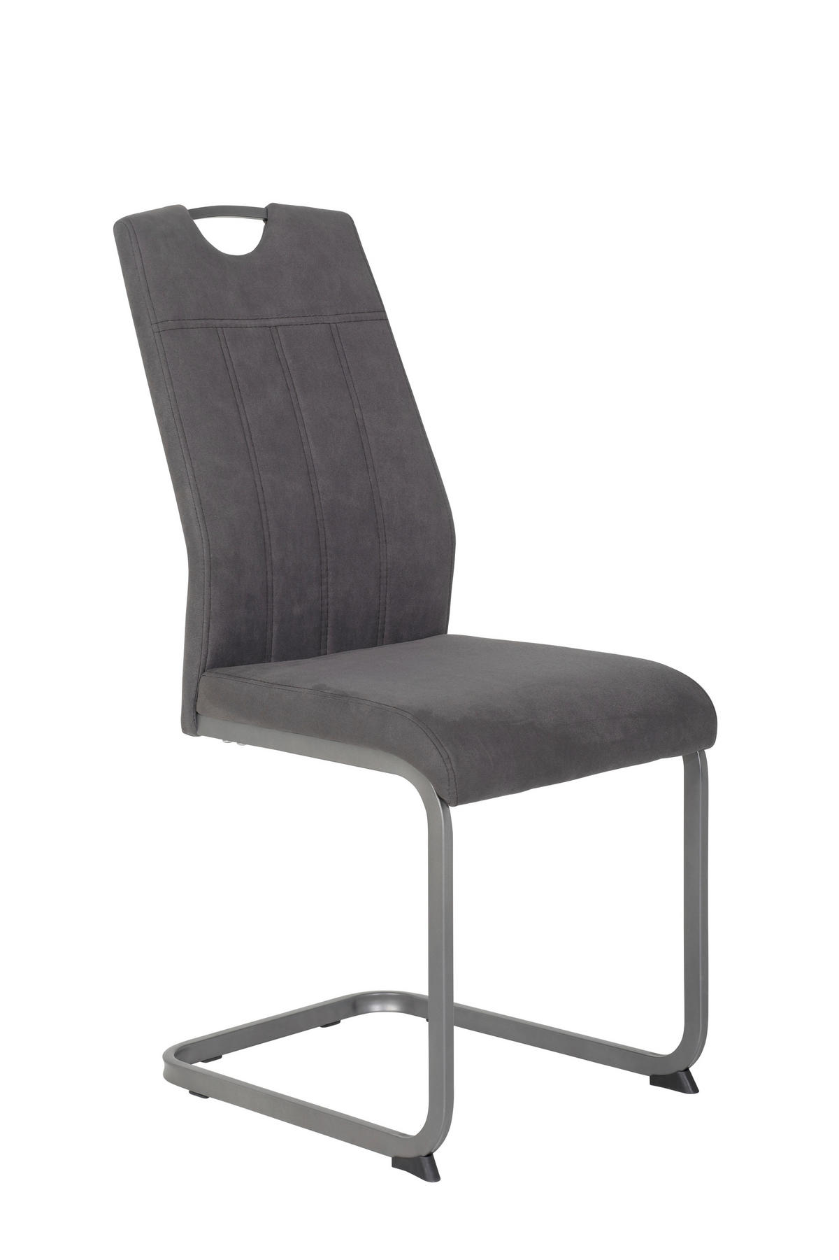 TISCHGRUPPE Anthrazit, Eiche Artisan  - Anthrazit/Eiche Artisan, MODERN, Textil/Metall (140 - 220/76/90cm) - MID.YOU