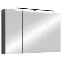 SPIEGELSCHRANK 90/60/20 cm  - Anthrazit, MODERN, Glas/Holzwerkstoff (90/60/20cm) - MID.YOU