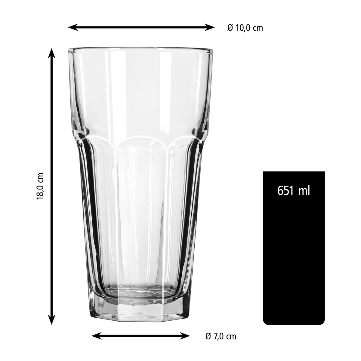 GLÄSERSET GIBRALTAR  24-teilig  - Klar, Basics, Glas (10/18cm)