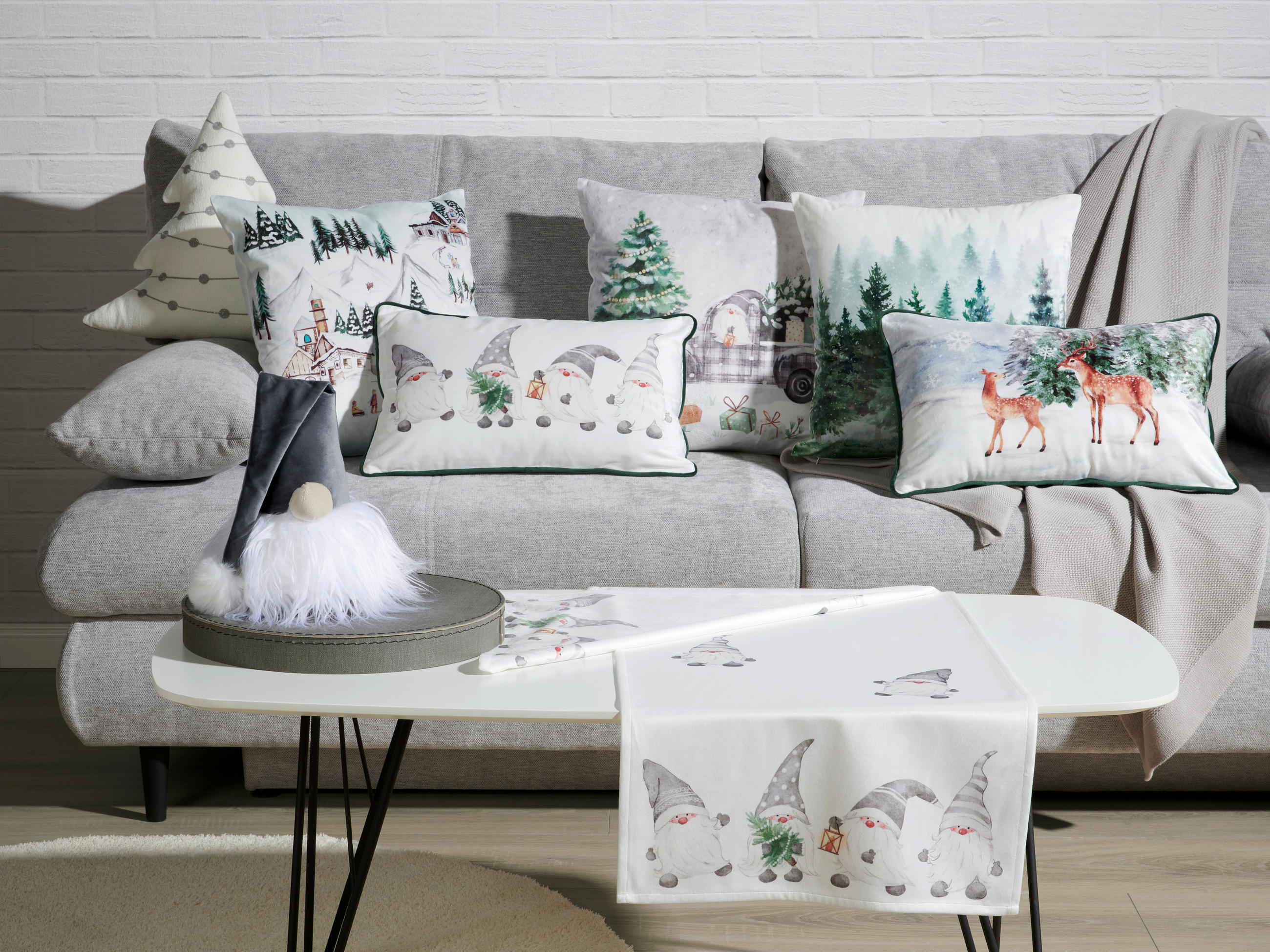 ZIERKISSEN Festive Getaway 30/50 cm  - Multicolor, KONVENTIONELL, Textil (30/50cm) - X-Mas