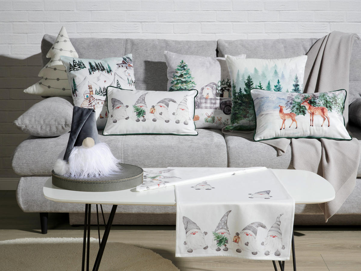 ZIERKISSEN Festive Getaway 30/50 cm  - Multicolor, KONVENTIONELL, Textil (30/50cm) - X-Mas