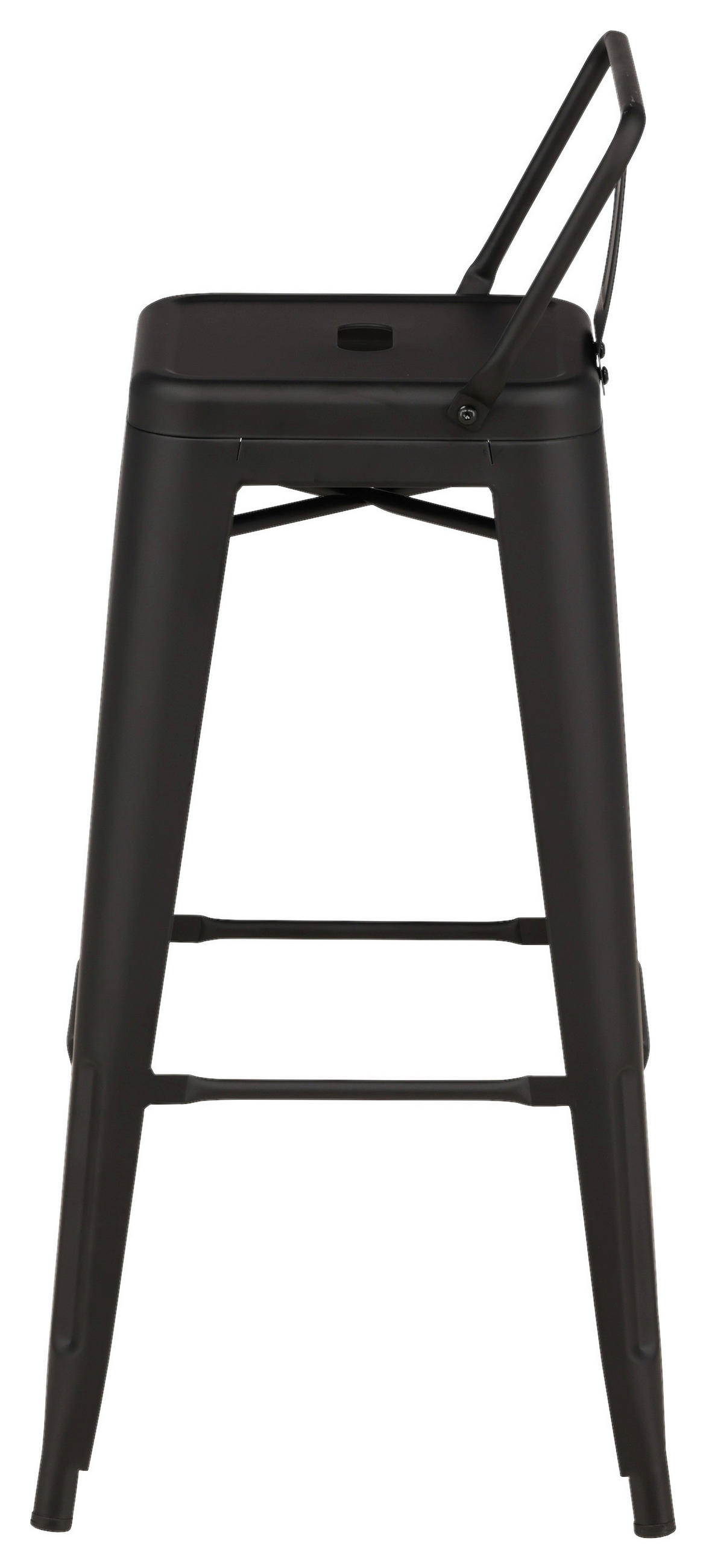 BARHOCKER-SET in Schwarz  - Schwarz, Design, Metall (43/94/43cm) - Livetastic