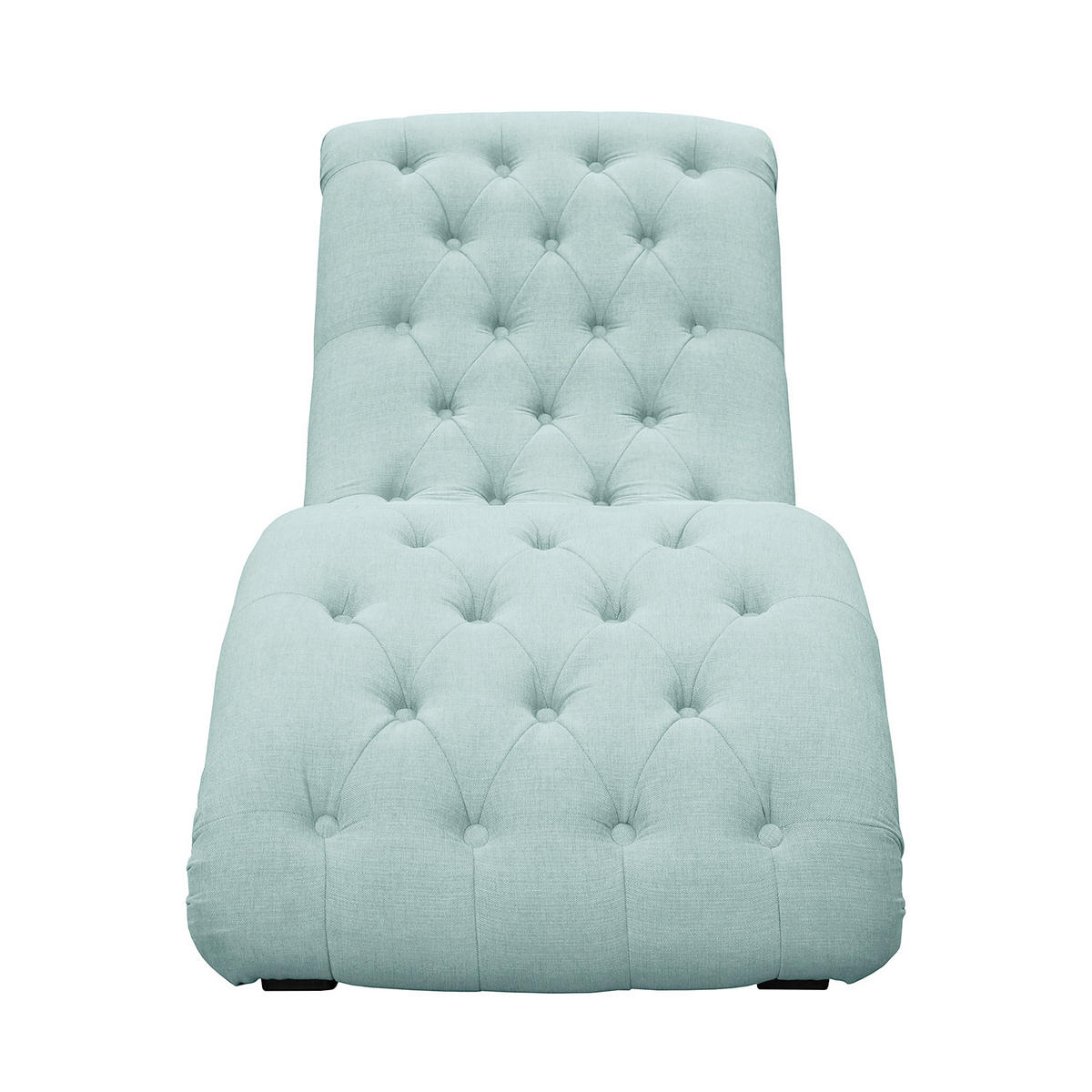 RELAXLIEGE Mikrofaser Pastellblau  - Pastellblau/Schwarz, Design, Kunststoff/Textil (67/90/159cm) - P & B
