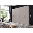 DREHTÜRENSCHRANK in Sahara - Schwarz/Sahara, KONVENTIONELL, Holzwerkstoff/Metall (300/236/58cm) - Hom`in