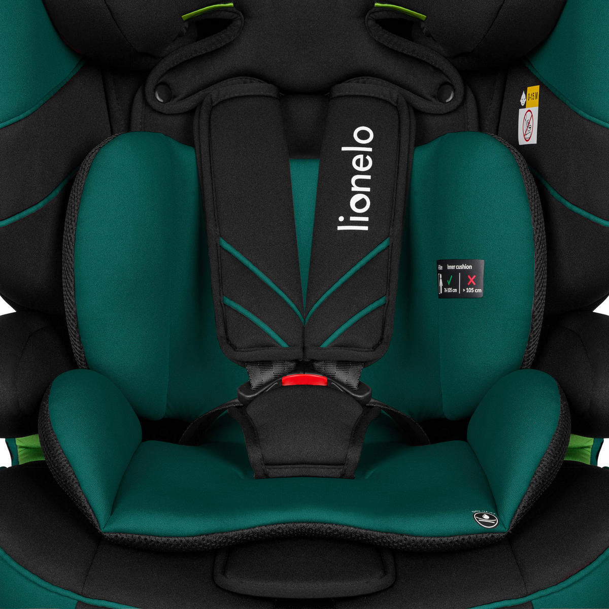 KINDERAUTOSITZ Levi One i-Size  - Waldgrün/Schwarz, Basics, Kunststoff/Textil (52/46.5/58cm) - Lionelo