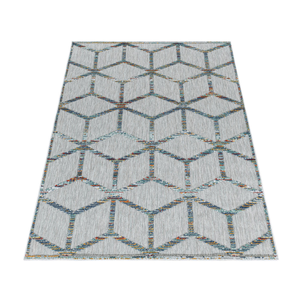 FLACHWEBETEPPICH 240/340 cm Bahama Multicolor  - Multicolor, Design, Textil (240/340cm) - Novel