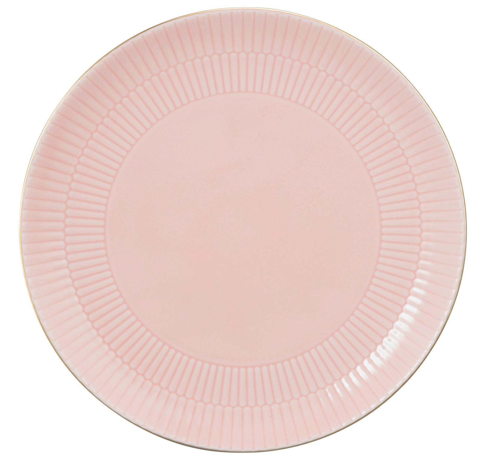 PLITVI KROŽNIK  Amina  27.5 cm       - zlate barve/svetlo roza, Basics, keramika (27.5cm) - Seltmann Weiden