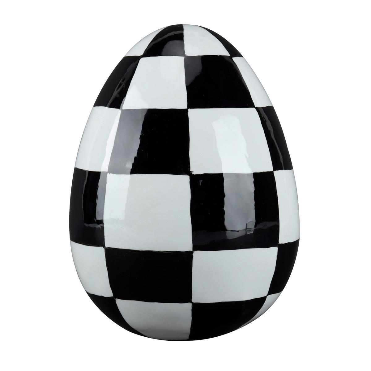 DEKOEI - Schwarz/Weiß, LIFESTYLE, Kunststoff (15,5/15,5/20,2cm)