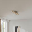 LED-DECKENLEUCHTE 100/25/12,5 cm   - Eichefarben, LIFESTYLE, Holz/Kunststoff (100/25/12,5cm) - Novel